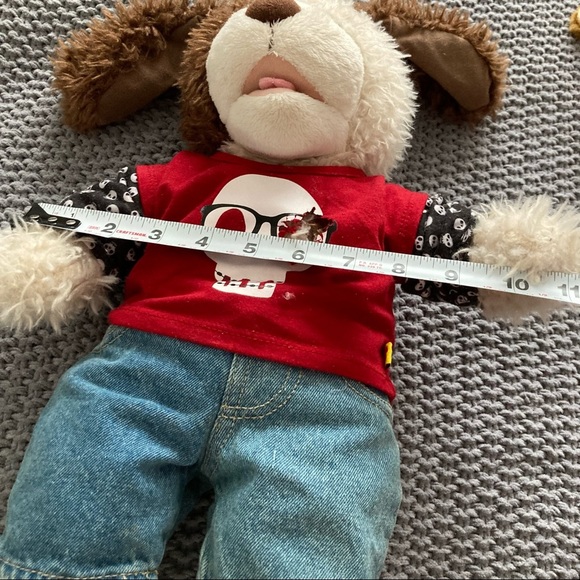 Build-A-Bear Dog with jeans and T-shirt - Picture 7 of 10